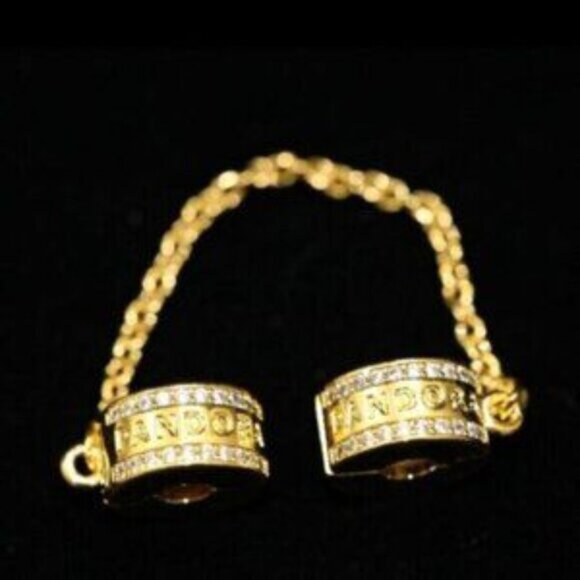 ✅NEW Pandora Safety Chain Clip Bracelet Charm - Picture 5 of 5